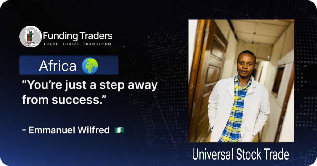 Funded Trader Interview Banner - Emmanuel Nigeria